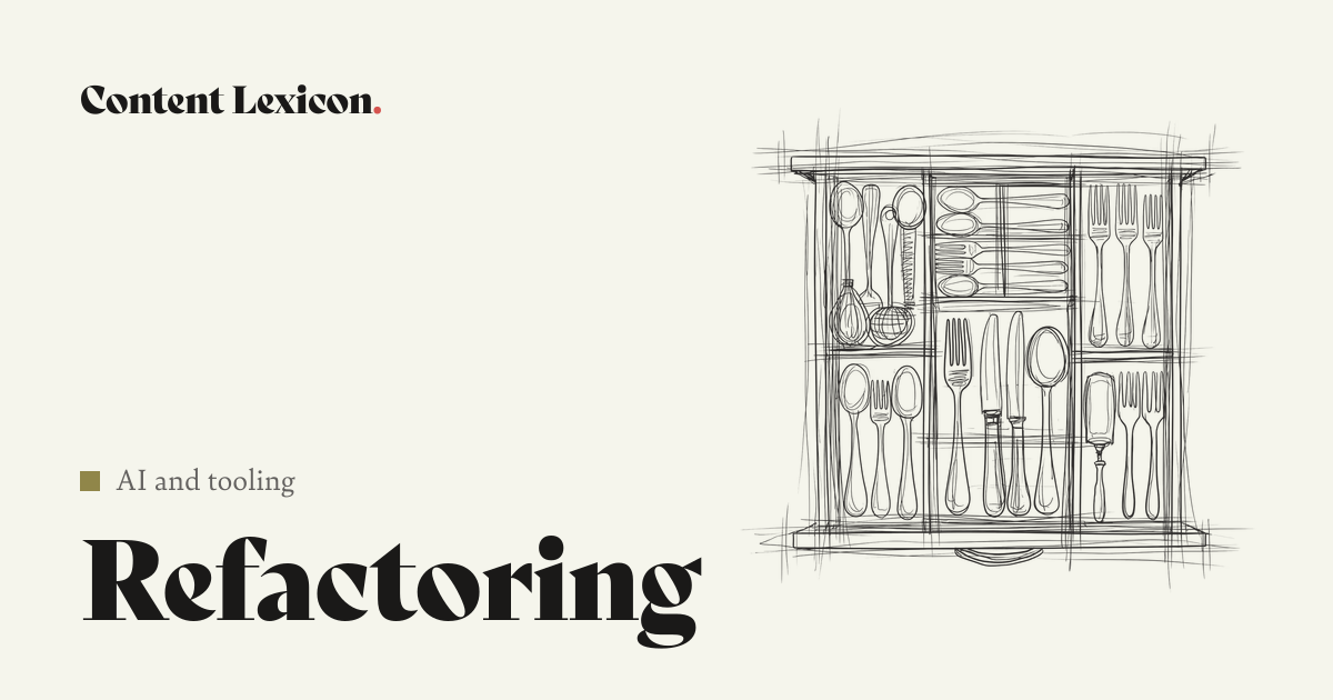 Refactoring | Content Lexicon